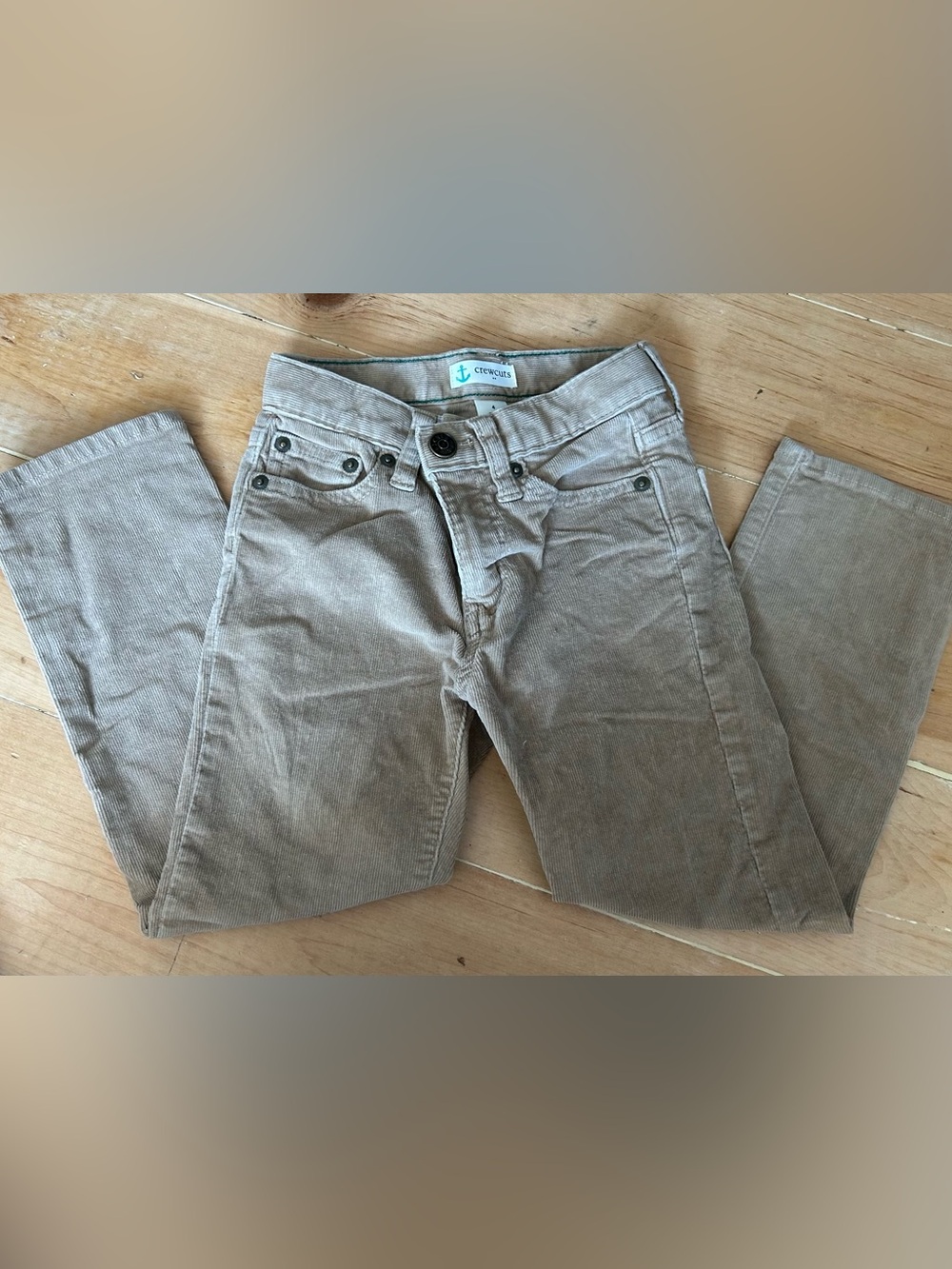 Crewcuts Light Tan Corduroy Kids Pants